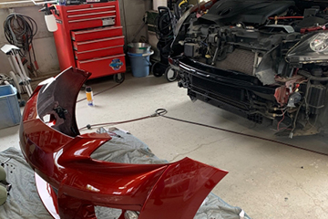 バンパーやフロントグリルを脱着した時